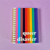 Queer disaster lined notebook A6 | A5